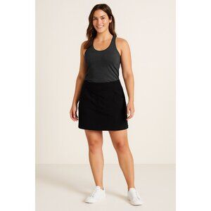 Lucy Walkabout Black Skort Women’s Large Active Outdoor Pockets